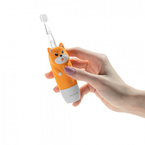 Электрическая звуковая зубная щётка Revyline RL 025 Baby Puppy, Orange и по всему Казахстану в интернет-магазине Revyline.kz