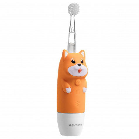 Электрическая звуковая зубная щётка Revyline RL 025 Baby Puppy, Orange и по всему Казахстану в интернет-магазине Revyline.kz