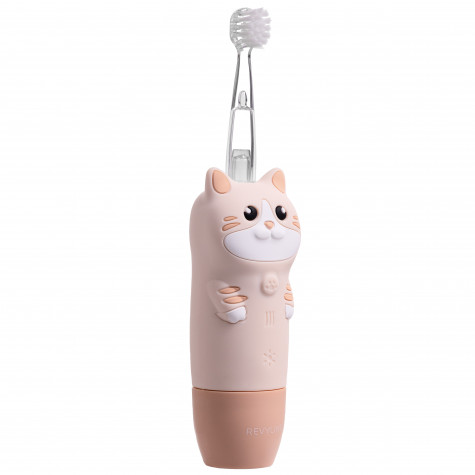Электрическая звуковая зубная щётка Revyline RL 025 Baby Kitty, Beige и по всему Казахстану в интернет-магазине Revyline.kz