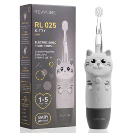 Электрическая звуковая зубная щётка Revyline RL 025 Baby Kitty, Grey