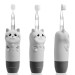Электрическая звуковая зубная щётка Revyline RL 025 Baby Kitty, Grey и по всему Казахстану в интернет-магазине Revyline.kz
