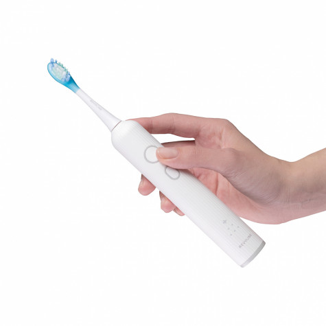 Электрическая звуковая зубная щётка Revyline RL 080 White и по всему Казахстану в интернет-магазине Revyline.kz