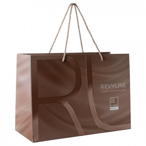 Пакет подарочный Revyline Special Color Edition Mocha Mousse, размер М и по всему Казахстану в интернет-магазине Revyline.kz