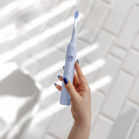 Электрическая звуковая зубная щётка Revyline RL 075 Blue и по всему Казахстану в интернет-магазине Revyline.kz