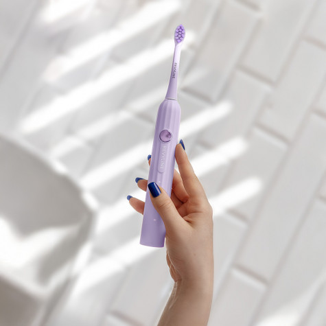 Электрическая звуковая зубная щётка Revyline RL 075 Lilac и по всему Казахстану в интернет-магазине Revyline.kz