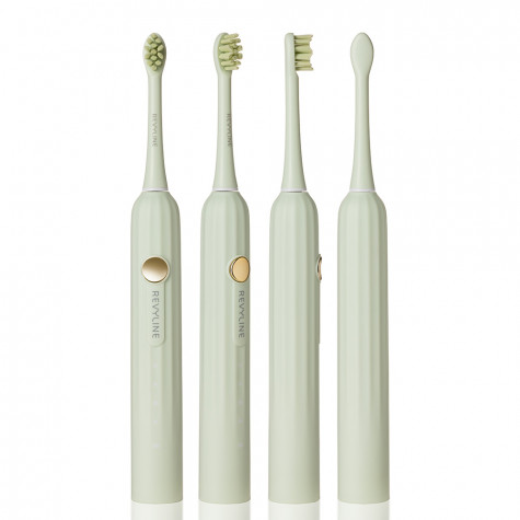 Набор электрических зубных щеток Revyline RL 075 DUO Limpet shell + Lime cream и по всему Казахстану в интернет-магазине Revyline.kz