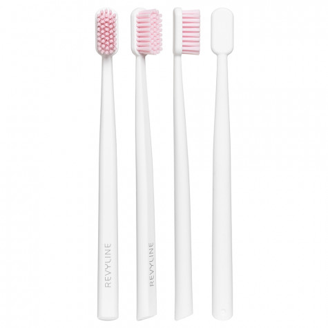 Набор зубных щеток Revyline SM6000 DUO White/Pink + White/Blue и по всему Казахстану в интернет-магазине Revyline.kz