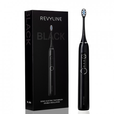 Электрическая звуковая зубная щётка Revyline RL 066 Black и по всему Казахстану в интернет-магазине Revyline.kz