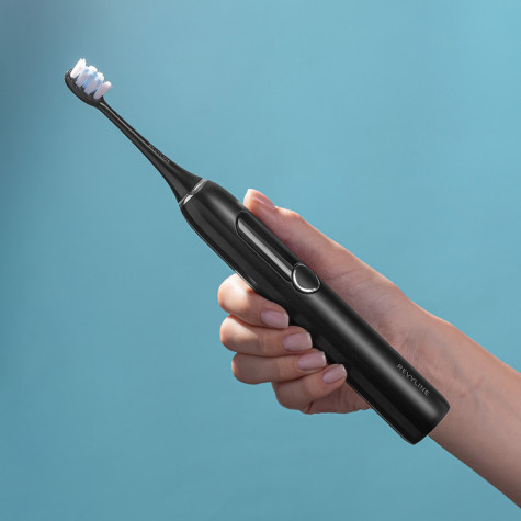 Электрическая звуковая зубная щётка Revyline RL 066 Black и по всему Казахстану в интернет-магазине Revyline.kz