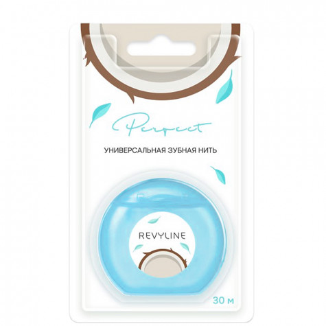 Зубная нить Revyline Perfect, кокос и мята, 30 м и по всему Казахстану в интернет-магазине Revyline.kz