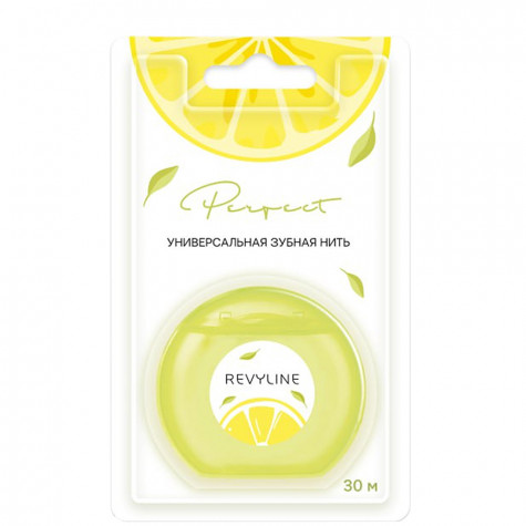Зубная нить Revyline Perfect, лимон и мята, 30 м и по всему Казахстану в интернет-магазине Revyline.kz
