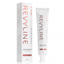 Зубная паста Revyline Crystal Клубника и Персик, без фтора, 80 г
