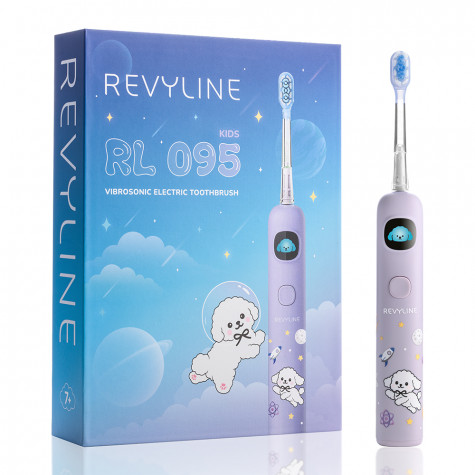 Электрическая звуковая зубная щетка Revyline RL 095 Kids, Lilac и по всему Казахстану в интернет-магазине Revyline.kz