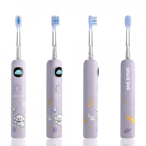 Электрическая звуковая зубная щетка Revyline RL 095 Kids, Lilac и по всему Казахстану в интернет-магазине Revyline.kz