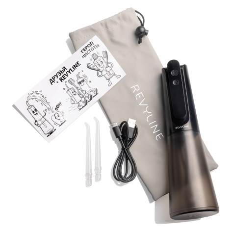 Портативный ирригатор Revyline RL 670 Black и по всему Казахстану в интернет-магазине Revyline.kz