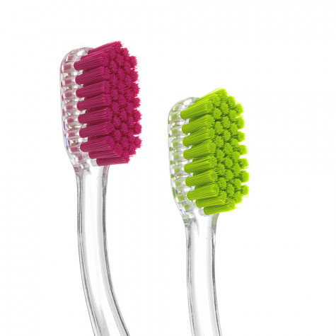 Набор зубных щеток Revyline SM6500 Duo Crystal, Light green & Pink и по всему Казахстану в интернет-магазине Revyline.kz