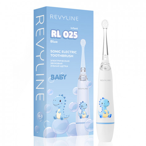 Электрическая звуковая зубная щётка Revyline RL 025 Infant, Blue и по всему Казахстану в интернет-магазине Revyline.kz