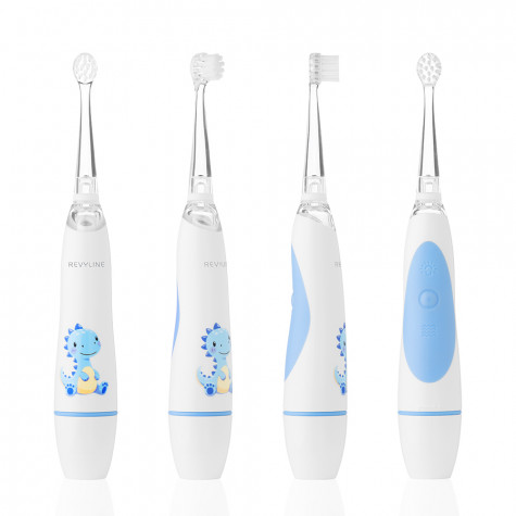Электрическая звуковая зубная щётка Revyline RL 025 Infant, Blue и по всему Казахстану в интернет-магазине Revyline.kz