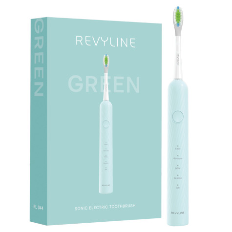 Электрическая звуковая зубная щётка Revyline RL 044 Mint и по всему Казахстану в интернет-магазине Revyline.kz