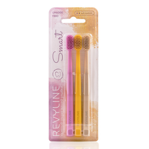 Набор зубных щеток Revyline SM6000 Smart Trio, Crocus + Misted marigold + Cocoon и по всему Казахстану в интернет-магазине Revyline.kz