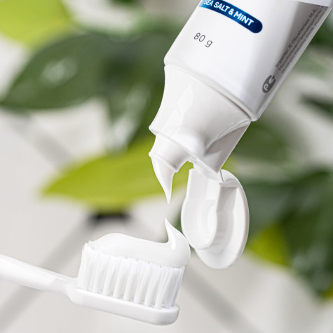 Зубная паста Revyline Crystal Морская соль и мята без фтора, 80г и по всему Казахстану в интернет-магазине Revyline.kz