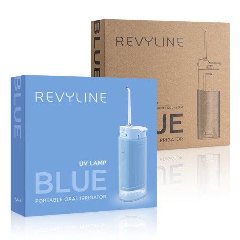 Портативный ирригатор Revyline RL 840, Light Blue и по всему Казахстану в интернет-магазине Revyline.kz