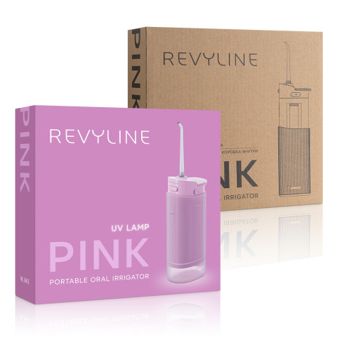 Портативный ирригатор Revyline RL 840, Pink и по всему Казахстану в интернет-магазине Revyline.kz