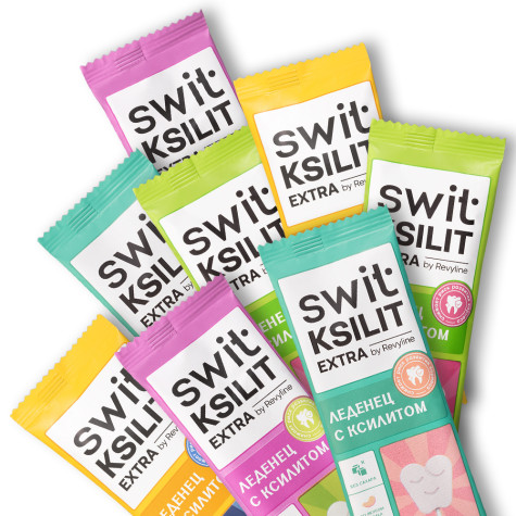 Леденцы на палочке Swit by Revyline Ksilit Extra Mix, 8 шт. и по всему Казахстану в интернет-магазине Revyline.kz