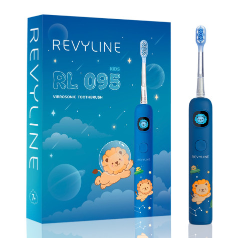 Электрическая звуковая зубная щетка Revyline RL 095 Kids, Blue и по всему Казахстану в интернет-магазине Revyline.kz