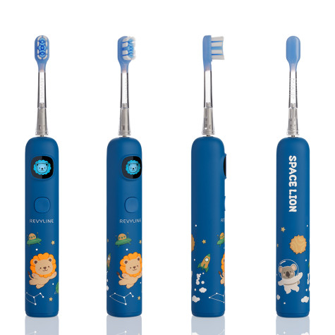 Электрическая звуковая зубная щетка Revyline RL 095 Kids, Blue и по всему Казахстану в интернет-магазине Revyline.kz