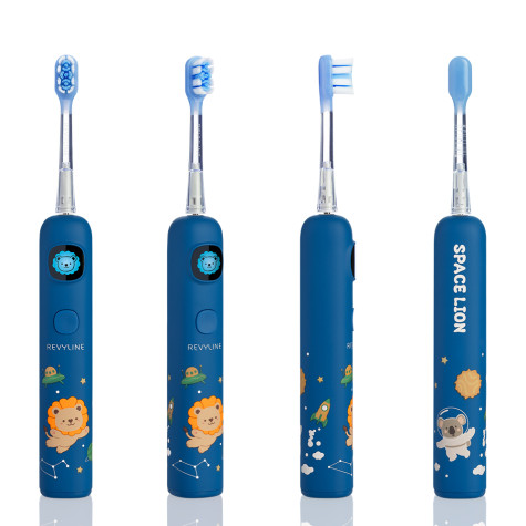 Электрическая звуковая зубная щетка Revyline RL 095 Kids, Blue и по всему Казахстану в интернет-магазине Revyline.kz