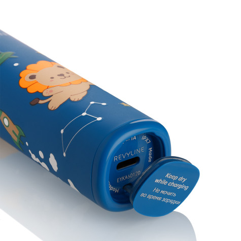 Электрическая звуковая зубная щетка Revyline RL 095 Kids, Blue и по всему Казахстану в интернет-магазине Revyline.kz