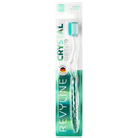 Зубная щетка Revyline S6500 Crystal Ortho Malachite и по всему Казахстану в интернет-магазине Revyline.kz