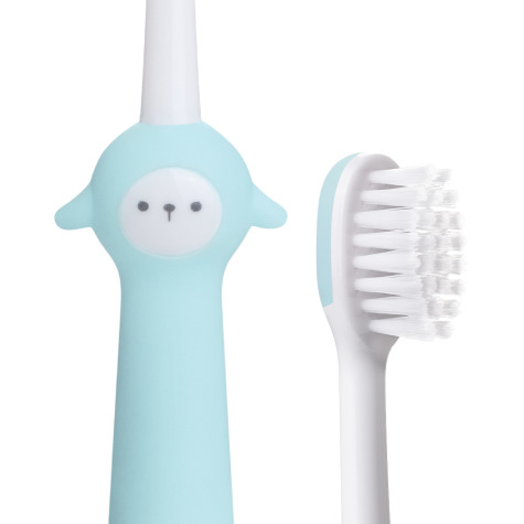Детская зубная щетка Revyline Sheep 3+ с песочными часами, голубая и по всему Казахстану в интернет-магазине Revyline.kz