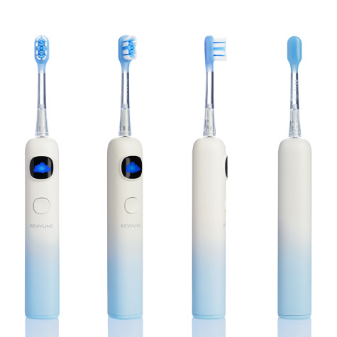 Электрическая звуковая зубная щетка Revyline RL 095 Special Color Edition Cloud Dancer и по всему Казахстану в интернет-магазине Revyline.kz