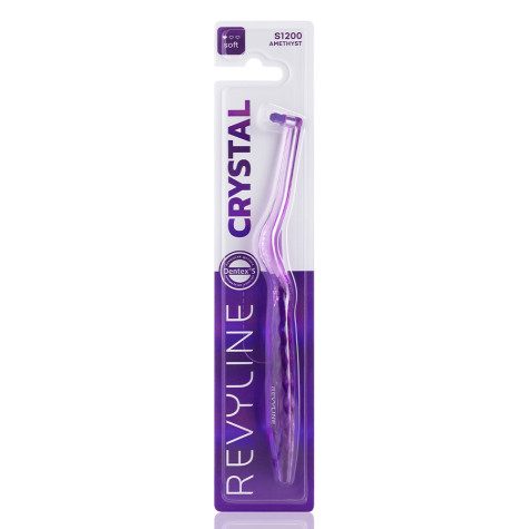Зубная щетка Revyline S1200 Crystal Amethyst, монопучковая и по всему Казахстану в интернет-магазине Revyline.kz