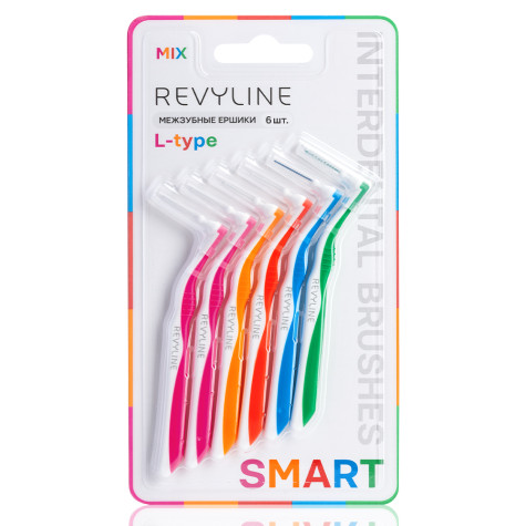 Ершики межзубные Revyline Smart L-type, MIX, 6 шт. и по всему Казахстану в интернет-магазине Revyline.kz