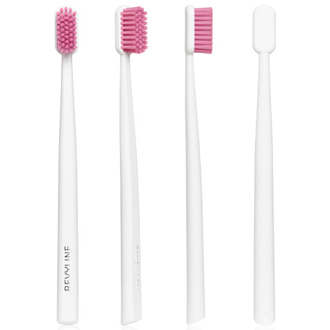 Набор зубных щеток Revyline S6500 Smart Duo, White/Pink + White/Blue и по всему Казахстану в интернет-магазине Revyline.kz