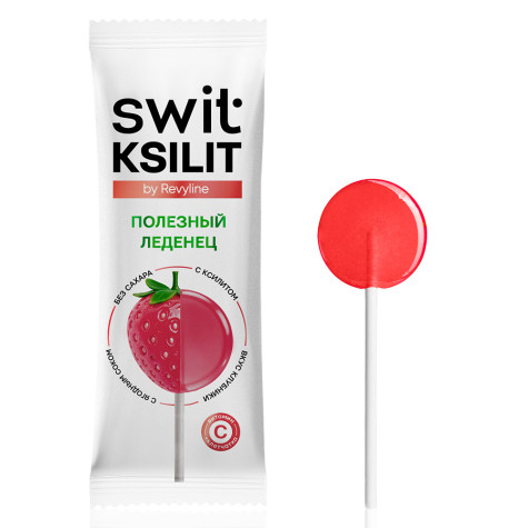 Леденцы на палочке Swit by Revyline Ksilit Mix с витамином С, 8 шт. и по всему Казахстану в интернет-магазине Revyline.kz