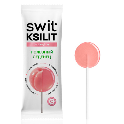 Леденцы на палочке Swit by Revyline Ksilit Mix с витамином С, 8 шт. и по всему Казахстану в интернет-магазине Revyline.kz