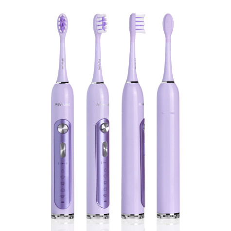 Электрическая звуковая зубная щётка Revyline RL 010 Neo Violet и по всему Казахстану в интернет-магазине Revyline.kz