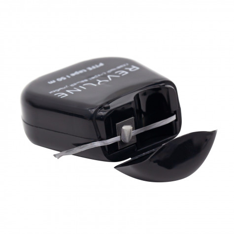 Зубная нить вощеная Revyline PTFE Black Edition, мятная, 50 м и по всему Казахстану в интернет-магазине Revyline.kz